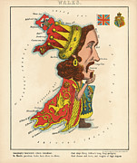 Lilian Lancaster - Wales - 1868 Digital Art by Vintage Map Lilian Lancaster - Wales - 1868 Digital Art by Vintage Map