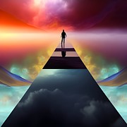 Walking into Eternity Digital Art by Cindy's Creative Corner