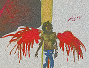 Walking Warrior Painting by Alexandra Vusir Walking Warrior Painting by Alexandra Vusir