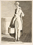 Walnut Seller Drawing by Anne Claude de Caylus