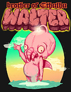 Walter Brother Of Cthulhu  Drawing by Ludwig Van Bacon