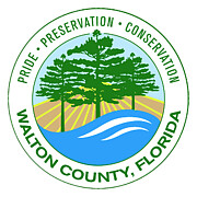 Walton County Florida Seal Digital Art by Robert Banach