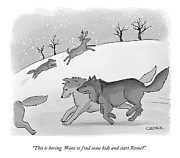 Want to Find Some Kids and Start Rome? Drawing by Christine Mi