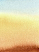 Warm Earthy Gradation Painting by Elizabeth Reich
