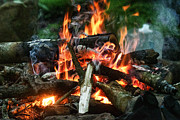 Warming Campfire Photograph by Evan Foster