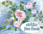 Wash Your Hands Painting by Follow Themoonart Wash Your Hands Painting by Follow Themoonart