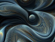Water Elemental Fabric Style Digital Art by Eris And AI