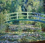 Water Lillies and Japanese Bridge, C1898 Painting by Claude Monet Water Lillies and Japanese Bridge, C1898 Painting by Claude Monet