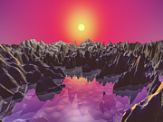 Water On Mars Digital Art by Phil Perkins