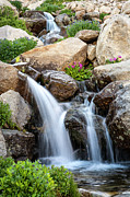 Waterfall - Bighorn Mountains Photograph by Aaron Spong Waterfall - Bighorn Mountains Photograph by Aaron Spong