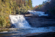 Waterfall in DuPont State Forest, North Carolina Photograph by L Bosco