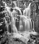Waterfalls on Mt Rainier, WA Photograph by Mike Bergen