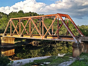 Waycross Trestle Bridge Painting by Mark Baranowski