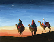 We Three Kings Painting by Mike Moyers