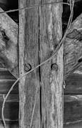 Weathered Barn Beams Photograph by David Letts
