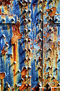 Weathered Steel Door detail Photograph by Bruce Block