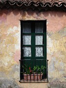 Weathered Wall with Green Window and Iron Balcony, Colonia del Sacramento, Uruguay Photograph by Travel Essayist Weathered Wall with Green Window and Iron Balcony, Colonia del Sacramento, Uruguay Photograph by Travel Essayist