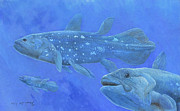 West Indian Ocean Coelacanth Painting by Barry Kent MacKay West Indian Ocean Coelacanth Painting by Barry Kent MacKay