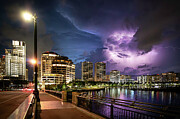 West Palm Beach Lightning Photograph by Owen Weber