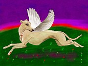 Whippet Memorial Digital Art by Zelda Tessadori