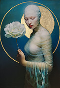 White Blossom 11 Digital Art by Georgina Hannay White Blossom 11 Digital Art by Georgina Hannay