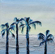 White Morning, White Sea Painting by Anastasia Trusova White Morning, White Sea Painting by Anastasia Trusova