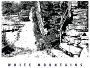 White Mountains and Saco Lake, Digital Art by Long Shot