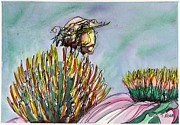 Who's afraid of Bees? Painting by Tammy Nara