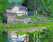 Wick's Pick Lodge of Singleton Painting by Phil Chadwick