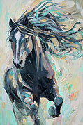 Wild Stallion 2 Painting by Tina LeCour Wild Stallion 2 Painting by Tina LeCour