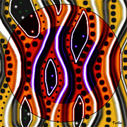 Microscopic Digital Art by Vallee Johnson