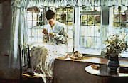 Window Seat, 1883 Painting by Francis Davis Millet