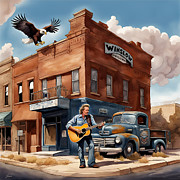 Winslow Arizona Digital Art by Greg Joens