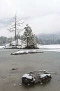 Winter at Hintersee, Berchtesgaden National Park, Berchtesgaden District, Upper Bavaria, Bavaria, Germany Photograph by Sonja Jordan