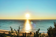 Winter Beach Sunset at Golden Hour I Photograph by Marco Sales Photography Winter Beach Sunset at Golden Hour I Photograph by Marco Sales Photography