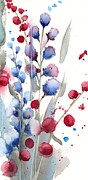 Winter Blooms #2 Painting by Dawn Derman Winter Blooms #2 Painting by Dawn Derman
