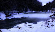 Winter Falls Photograph by Alex Naper