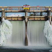 Winter Spillway Photograph by Greg Croasdill