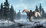 Winter Wanderer Digital Art by Daniel Eskridge