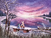 Winter Warmth Painting by Yoonhee Ko