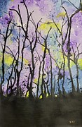Winter's Moon Painting by Angrulla MF