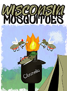 Wisconsin Mosquitoes Cartoon Camping by Tiki Torch Photograph by Colleen Cornelius Wisconsin Mosquitoes Cartoon Camping by Tiki Torch Photograph by Colleen Cornelius