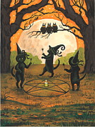 Witch's Circle Painting by Margaryta Yermolayeva Witch's Circle Painting by Margaryta Yermolayeva