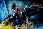 With Passion Painting by Hanne Lore Koehler With Passion Painting by Hanne Lore Koehler