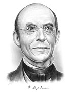 Wm Lloyd Garrison - Pencil Drawing by Greg Joens