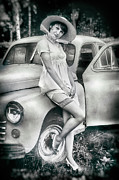 Woman and Car Digital Art by Edward Galagan Woman and Car Digital Art by Edward Galagan