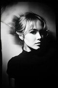 Woman Portrait - Dreamlike Black and White Pinhole Style Digital Art by Matthias Hauser