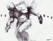 Woman With Impairment 3 Drawing by Veronica Huacuja