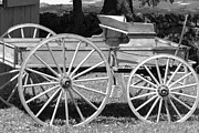 Wooden wagon in black and white Photograph by Bentley Davis Wooden wagon in black and white Photograph by Bentley Davis