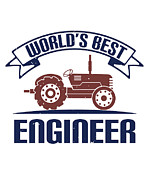 Worlds best engineer Digital Art by Jacob Zelazny